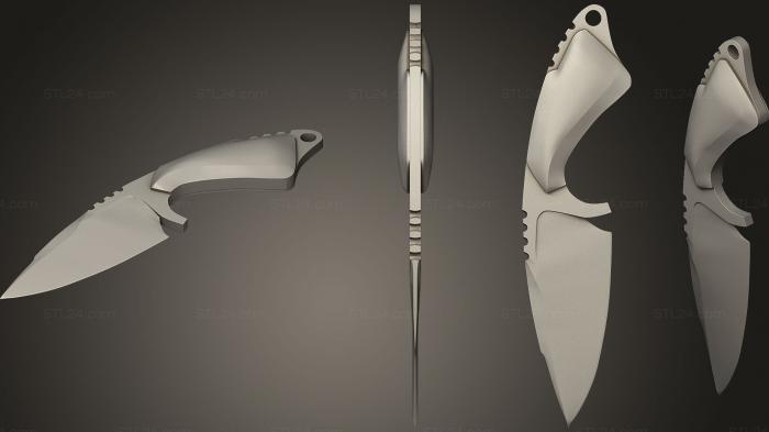 Оружие (Ножи 02 14, WPN_0127) 3D модель для ЧПУ станка